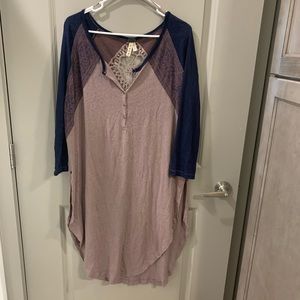 Free People tunic blouse